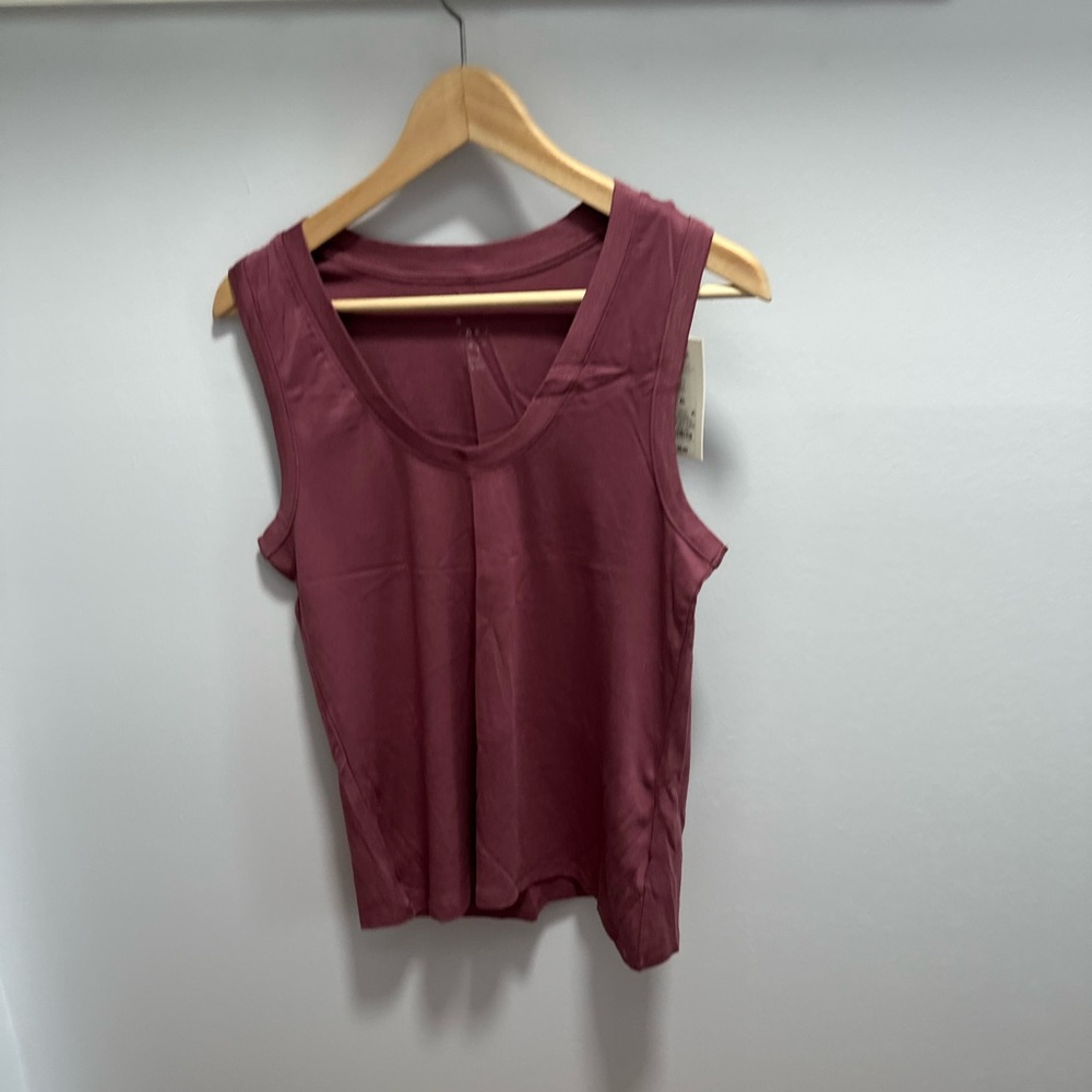 A New Day Pink Fitted Sleeveless Tank Top